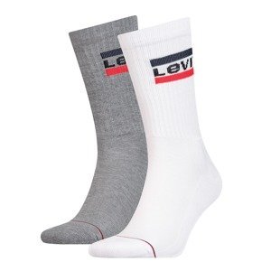 LEVI'S Ponožky  bílá / šedá / červená / černá / námořnická modř