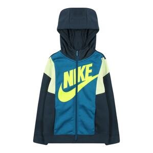 Nike Sportswear Mikina 'Amplify'  nebeská modř / petrolejová / bílá / žlutá