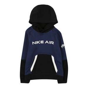 Nike Sportswear Mikina 'Air'  černá / noční modrá / bílá