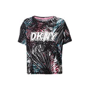 DKNY Performance Tričko  bílá / černá / tyrkysová / pink