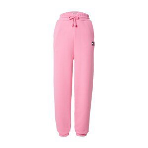 Tommy Jeans Kalhoty  světle růžová / bílá / tmavě modrá / melounová
