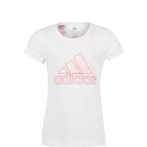 ADIDAS PERFORMANCE Funkční tričko  bílá / růžová