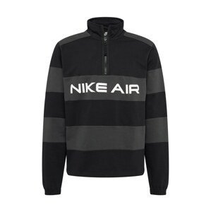 Nike Sportswear Mikina  tmavě šedá / černá / bílá