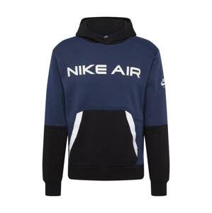 Nike Sportswear Mikina  bílá / černá / marine modrá