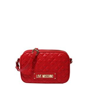 Love Moschino Taška přes rameno  tmavě červená / zlatá