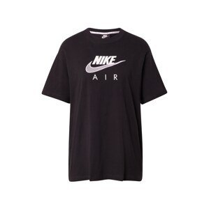 Nike Sportswear Tričko  černá / bílá