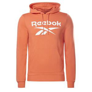 Reebok Sport Sportovní mikina  oranžová / bílá