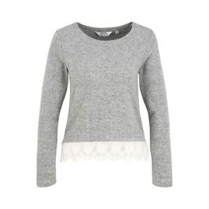 Dorothy Perkins Petite Tričko  šedý melír / bílá