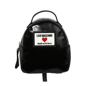 Love Moschino Batoh  černá / bílá / červená