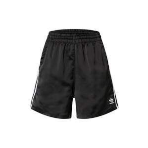 ADIDAS ORIGINALS Kalhoty 'SATIN SHORTS'  černá / bílá