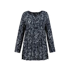 Ulla Popken Bluse  marine modrá / bílá