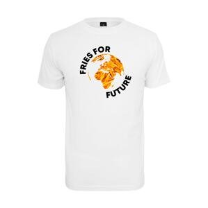 Mister Tee Tričko 'Fries For Future'  oranžová / černá / bílá