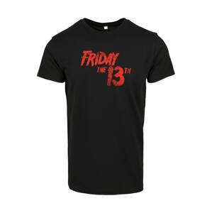Mister Tee Tričko 'Friday The 13th'  červená / černá