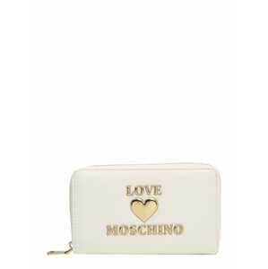 Love Moschino Peněženka  bílá / zlatá