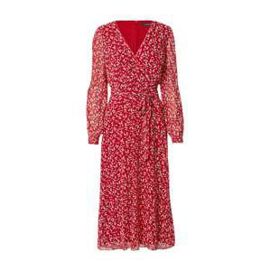 Lauren Ralph Lauren Šaty  červená / bílá