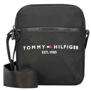 TOMMY HILFIGER Taška přes rameno  černá / bílá / světle červená