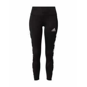 ADIDAS PERFORMANCE Sportovní kalhoty 'Own The Run'  černá / stříbrná / bílá
