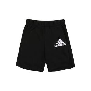 ADIDAS PERFORMANCE Sportovní kalhoty  černá / bílá