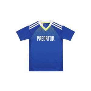 ADIDAS PERFORMANCE Funkční tričko 'Predator'  královská modrá / bílá / žlutá