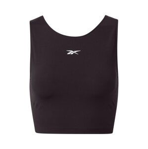 Reebok Sport Sportovní top  černá / bílá