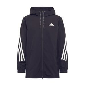 ADIDAS PERFORMANCE Sportovní bunda  černá / bílá