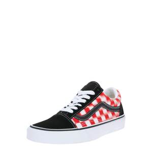 VANS Tenisky 'Old Skool'  bílá / černá / světle červená