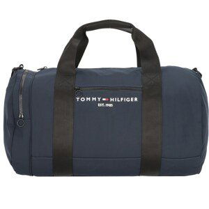 TOMMY HILFIGER Cestovní taška  černá / bílá / marine modrá / světle červená