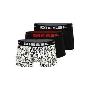 DIESEL Boxerky 'DAMIEN'  bílá / černá / červená