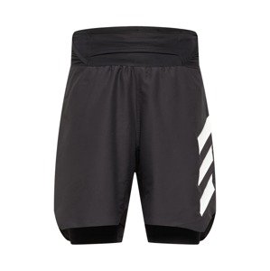 ADIDAS PERFORMANCE Sportovní kalhoty  černá / bílá