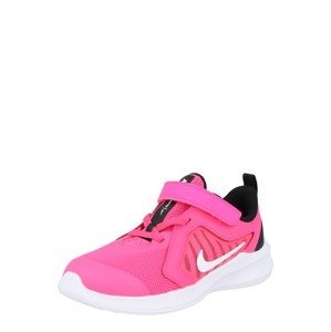NIKE Sportovní boty 'Downshifter 10'  pink / černá / bílá