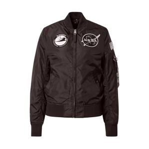 ALPHA INDUSTRIES Přechodná bunda ' MA-1 TT NASA Reversible W'  černá / bílá