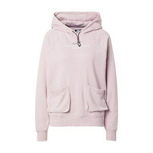 Nike Sportswear Mikina  bílá / pastelově růžová / stříbrná
