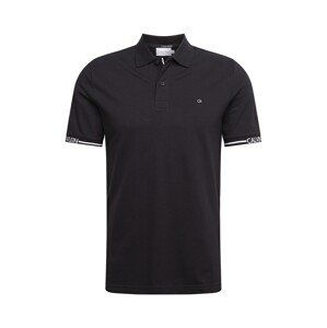 Calvin Klein Poloshirt  černá / bílá