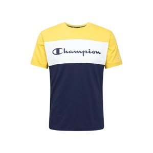 Champion Authentic Athletic Apparel Tričko  žlutá / námořnická modř / bílá