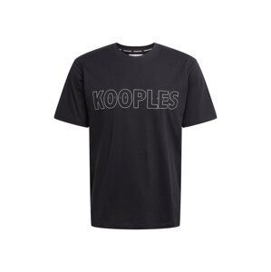 THE KOOPLES SPORT Tričko  černá / bílá