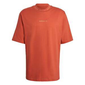 ADIDAS ORIGINALS T-Shirt  tmavě oranžová / světle žlutá