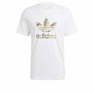 ADIDAS ORIGINALS Tričko  zlatá / bílá