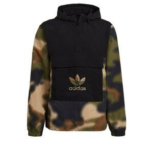 ADIDAS ORIGINALS Přechodná bunda  černá / zelená / hnědá / světle hnědá / námořnická modř