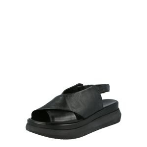 MJUS Páskové sandály 'PASA'  černá