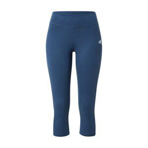 ADIDAS PERFORMANCE Sportovní kalhoty  marine modrá / bílá