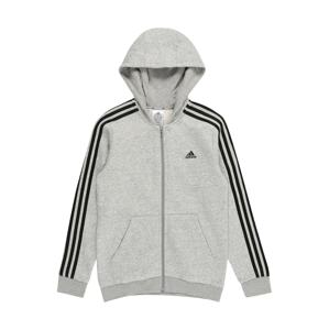 ADIDAS SPORTSWEAR Sportovní mikina  šedá / černá