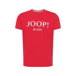 JOOP! Jeans Tričko 'Alex'  červená / bílá