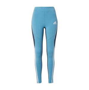 ADIDAS PERFORMANCE Sportovní kalhoty 'W SP Tight'  světlemodrá / tmavě modrá / bílá