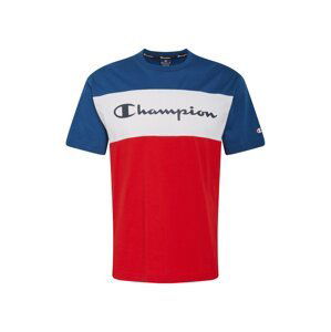 Champion Authentic Athletic Apparel Tričko  bílá / tmavě modrá / červená