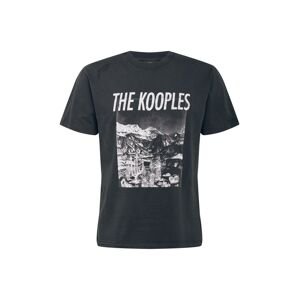 The Kooples Tričko  černá / bílá