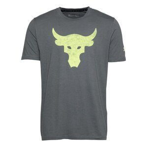 UNDER ARMOUR Funkční tričko 'Rock Brahma Bull'  šedá / světle zelená