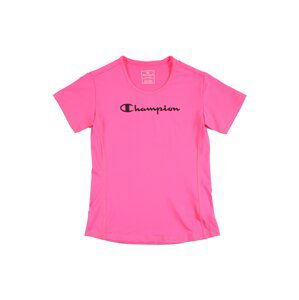 Champion Authentic Athletic Apparel Tričko  pink / černá