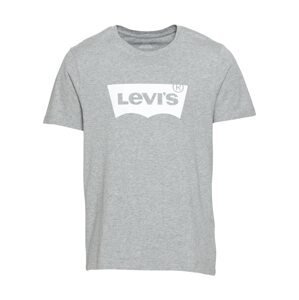 LEVI'S Tričko  šedý melír / bílá