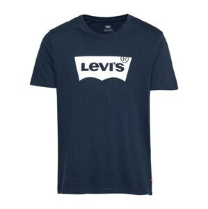 LEVI'S Tričko 'HOUSEMARK GRAPHIC TEE BLUES'  námořnická modř / bílá