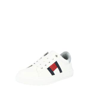 TOMMY HILFIGER Tenisky  námořnická modř / ohnivá červená / stříbrná / bílá